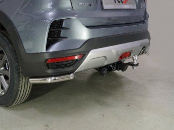 Защита заднего бампера (уголки, d42,4 мм) TCC KIA Rio  X (2020-2025) рестайлинг