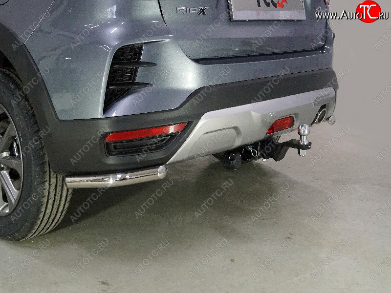 9 199 р. Защита заднего бампера (уголки, d42,4 мм) TCC  KIA Rio  X (2020-2025) рестайлинг  с доставкой в г. Кемерово