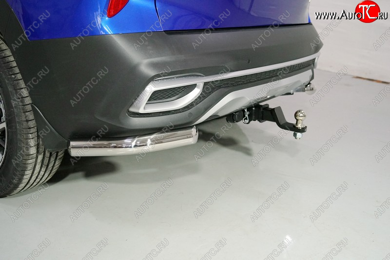 12 699 р. Защита заднего бампера (уголки, d60,3 мм) TCC  KIA Seltos (2019-2025)  с доставкой в г. Кемерово