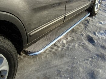 Пороги с площадкой 42,4 мм ТСС Тюнинг KIA Sorento ( XM,  UM/Prime) (2012-2020) рестайлинг, дорестайлинг