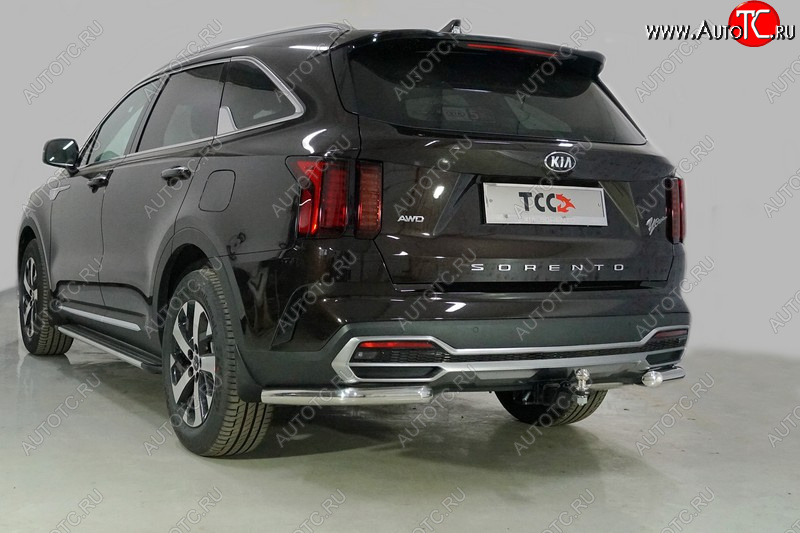 20 749 р. Защита заднего бампера (уголки, d60,3 мм) TCC  KIA Sorento  MQ4 (2020-2022)  с доставкой в г. Кемерово