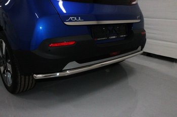 Защита задняя (нержавейка d42,4 мм), ТСС Тюнинг KIA Soul  SK3 (2018-2022)