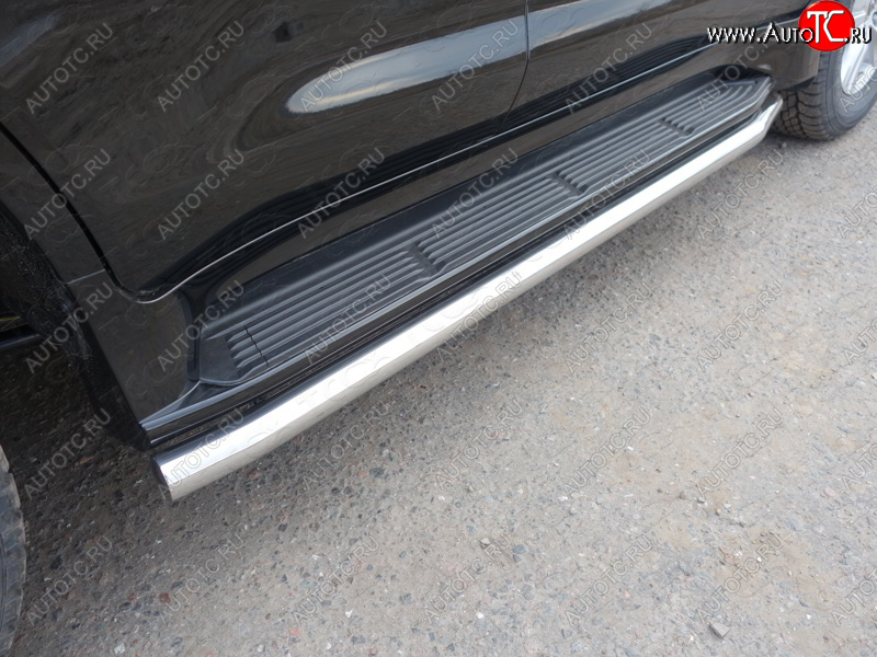 23 549 р. Защита порогов алюминий 60,3 мм, ТСС Тюнинг  Lexus LX450d  J200 - LX570  J200  с доставкой в г. Кемерово