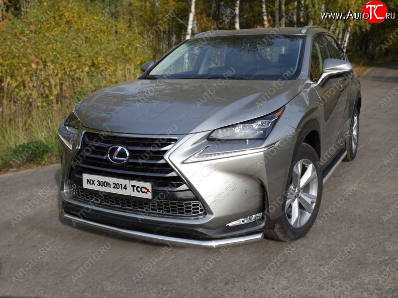20 599 р. Защита переднего бампера нижняя d60,3 мм ТСС Тюнинг Lexus NX300h Z10 дорестайлинг (2014-2017) (нержавейка)  с доставкой в г. Кемерово