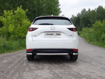 Защита задняя (нержавейка 60,3 мм) ТСС Тюнинг Mazda CX-5  KF (2016-2025)