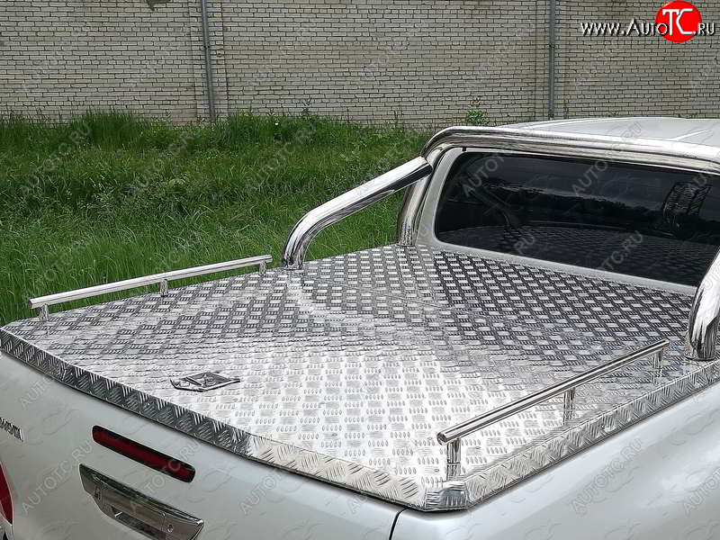 54 999 р. Защита кузова (для крышки) d71,6 мм ТСС Тюнинг  Mitsubishi L200  5 KK,KL (2015-2019) дорестайлинг (нержавейка)  с доставкой в г. Кемерово