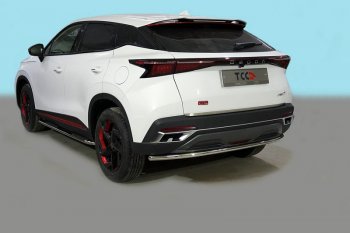 Защита задняя (центральная нержавейка d42,4 мм), ТСС Тюнинг Omoda C5 (2021-2025) (центральная)