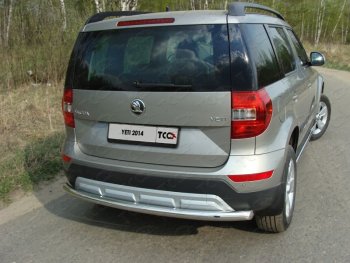 14 699 р. Защита задняя (нержавейка 60,3 мм) ТСС Тюнинг Skoda Yeti (2013-2018)  с доставкой в г. Кемерово. Увеличить фотографию 1