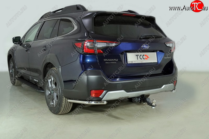 17 099 р. Защита заднего бампера (уголки, d42,4 мм) TCC  Subaru Outback  BT (2019-2025) универсал  с доставкой в г. Кемерово