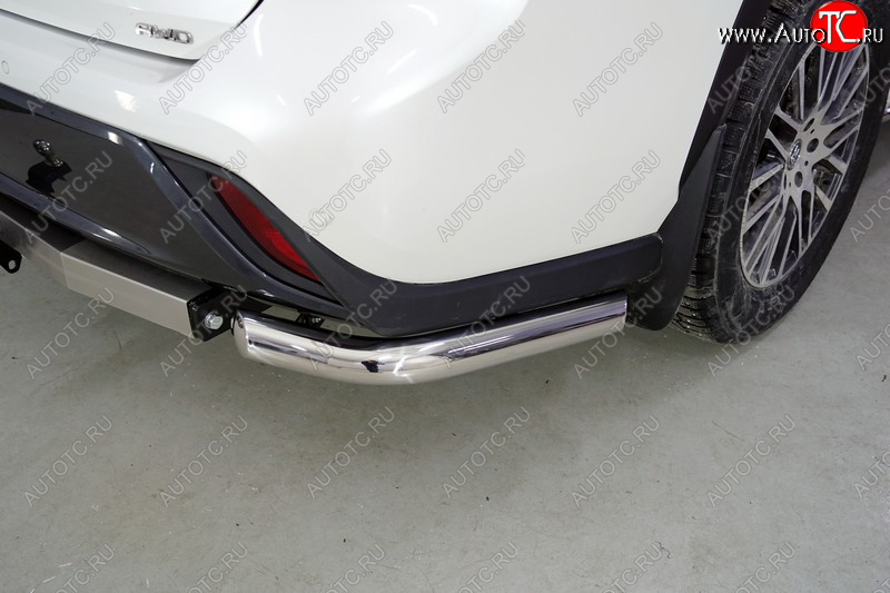 18 499 р. Защита заднего бампера (уголки, d60,3 мм) TCC  Toyota Highlander  XU70 (2020-2025)  с доставкой в г. Кемерово