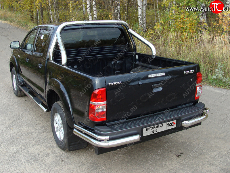 54 999 р. Защита кузова d76,1 мм (только для кузова) ТСС Тюнинг  Toyota Hilux  AN20,AN30 (2011-2016)  2-ой рестайлинг (нержавейка)  с доставкой в г. Кемерово