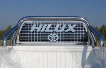 67 999 р.  Защита кузова и заднего стекла (нержавейка Ø76,1) ТСС Тюнинг  Toyota Hilux  AN120 (2016-2025) дорестайлинг, 1-ый рестайлинг, 2-ой рестайлинг (без крышки)  с доставкой в г. Кемерово. Увеличить фотографию 1