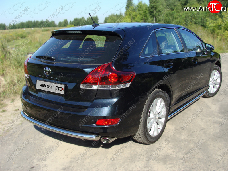 18 999 р. Защита задняя (центральная нержавейка 60,3 мм) ТСС Тюнинг  Toyota Venza  GV10 (2012-2016) рестайлинг  с доставкой в г. Кемерово