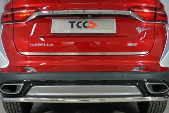Накладка на заднюю дверь, ТСС Тюнинг Geely Tugella FY11,HPBA4 рестайлинг (2022-2025) (Лист шлифованный)