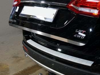 Накладка на заднюю дверь, ТСС Тюнинг Haval H6 (2013-2020) (Лист шлифованный)