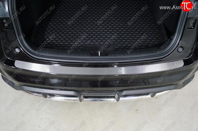 3 199 р. Накладка на задний бампер лист шлифованный, ТСС Тюнинг  Haval F7x (2022-2024) рестайлинг (Лист шлифованный)  с доставкой в г. Кемерово