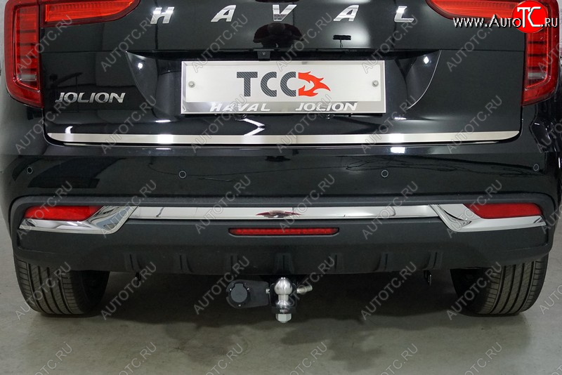 1 999 р. Накладка на заднюю дверь, ТСС Тюнинг Haval Jolion рестайлинг (2024-2025) (Лист шлифованный)  с доставкой в г. Кемерово