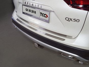 Накладка на заднюю дверь, ТСС Тюнинг INFINITI Qx50  J55 (2017-2022) (Лист шлифованный)