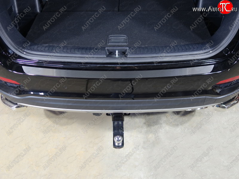 1 999 р. Накладка на задний бампер, ТСС Тюнинг  KIA Sorento  UM/Prime (2018-2020) рестайлинг (Лист шлифованный)  с доставкой в г. Кемерово