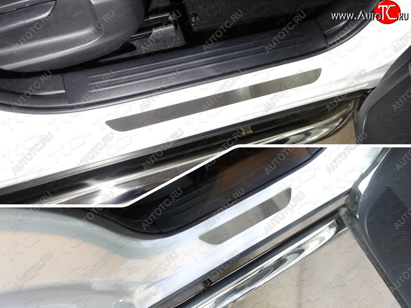 2 599 р. Накладки на пороги, ТСС Тюнинг  Mazda CX-5  KF (2016-2025) (лист шлифованный)  с доставкой в г. Кемерово