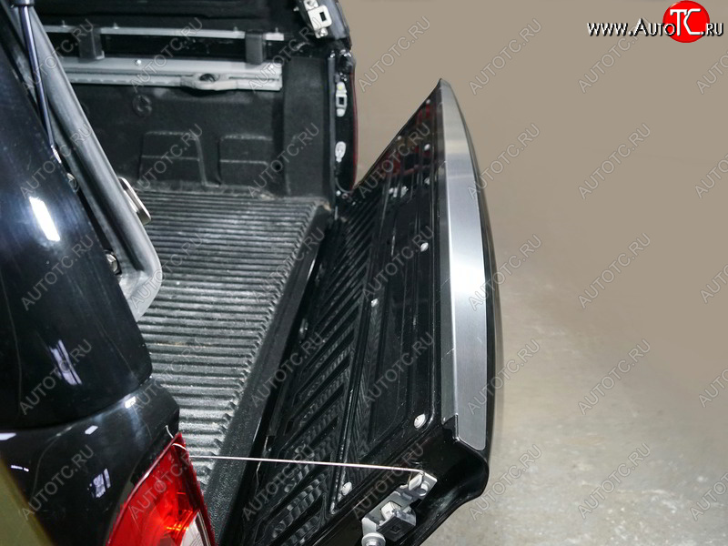 8 899 р. Накладка на задний бампер, ТСС Тюнинг  Mercedes-Benz X class  W470 (2017-2020) (Лист шлифованный)  с доставкой в г. Кемерово