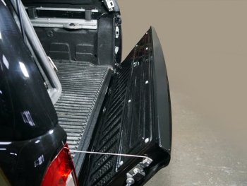 Накладка на задний бампер, ТСС Тюнинг Mercedes-Benz X class  W470 (2017-2020) (крашенная черный цвет)