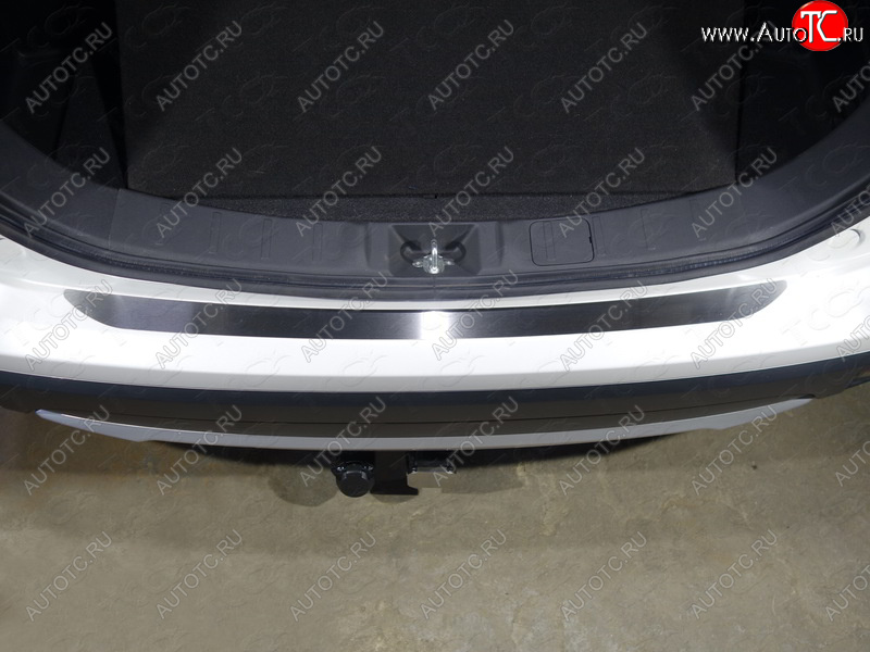 1 999 р. Накладка на задний бампер, ТСС Тюнинг  Mitsubishi Outlander  GF (2015-2018) 2-ой рестайлинг (Лист шлифованный)  с доставкой в г. Кемерово
