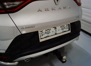 Накладки на заднюю дверь, ТСС Тюнинг Renault Arkana (2019-2025) (лист шлифованный)