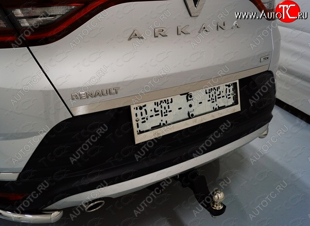 1 659 р. Накладки на заднюю дверь, ТСС Тюнинг  Renault Arkana (2019-2025) (лист шлифованный)  с доставкой в г. Кемерово