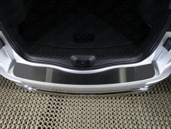 Накладка на задний бампер, ТСС Тюнинг Renault Koleos  2 (2016-2025) (Лист шлифованный)