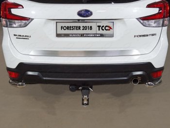 Накладка на заднюю дверь, ТСС Тюнинг Subaru Forester  SK/S14 (2018-2021) дорестайлинг (Лист шлифованный)