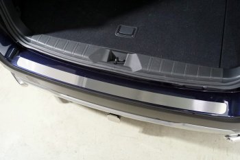 Накладка на задний бампер, ТСС Тюнинг Subaru Outback  BT (2019-2025) универсал (Лист шлифованный)