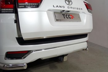 Накладка на заднюю дверь, ТСС Тюнинг Toyota Land Cruiser  J300 (2021-2025) дорестайлинг (Лист шлифованный)