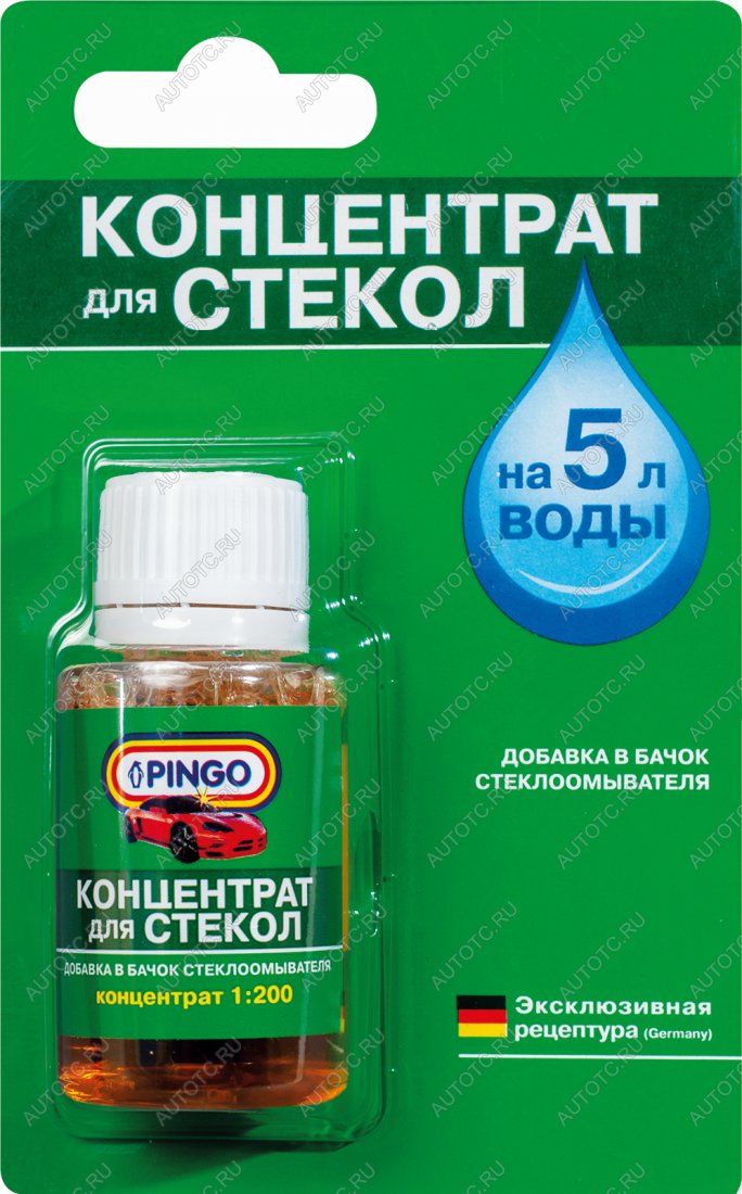 419 р. Концентрат для стекол (1:200) с ароматом яблока, 25 мл Pingo 85030-4  с доставкой в г. Кемерово
