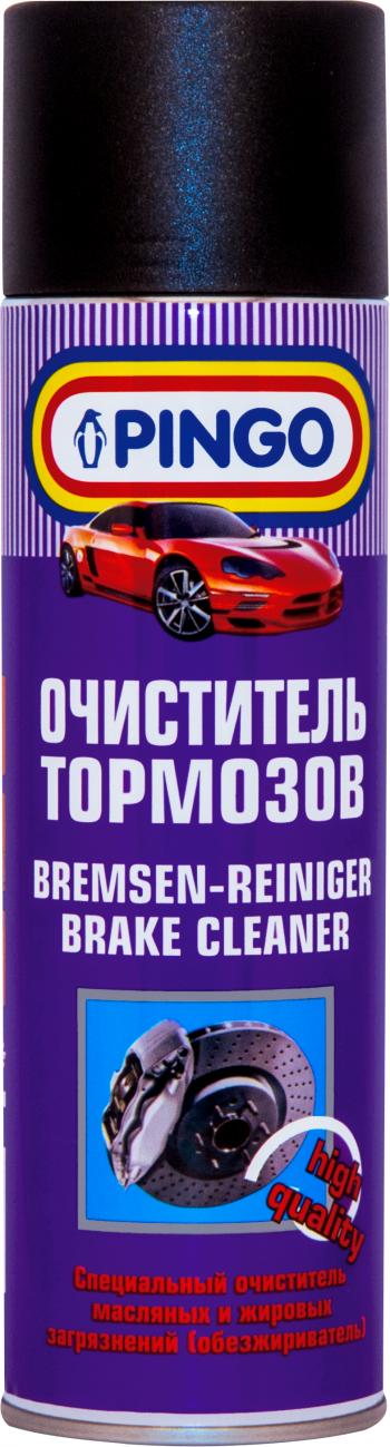 379 р. Очиститель тормозов  500 мл Pingo 85020-0  с доставкой в г. Кемерово. Увеличить фотографию 1