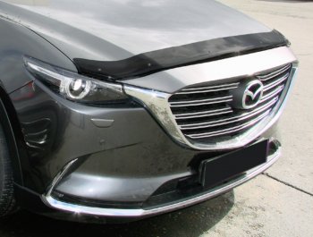 Дефлектор капота SIM Mazda CX-9 TC дорестайлинг (2015-2025)