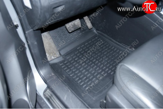 4 499 р. Комплект ковриков в салон (полиуретан, серые) Element Chevrolet Captiva 1-ый рестайлинг (2011-2013)  с доставкой в г. Кемерово