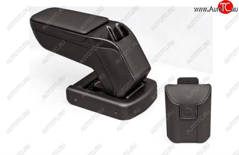 10 899 р. Подлокотник ARMSTER 2 Mazda Demio 4 DJ (2014-2019) (Чёрный)  с доставкой в г. Кемерово