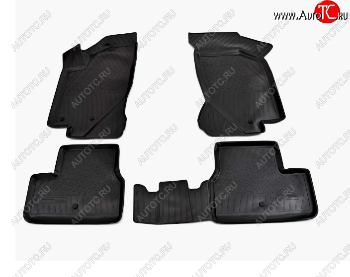 1 599 р. Коврики 3D в салон DATSUN LE1A, 2014-> 4 шт. (полиуретан)  Дацун ОН ДО DATSUN 999rmle1a00  с доставкой в г. Кемерово