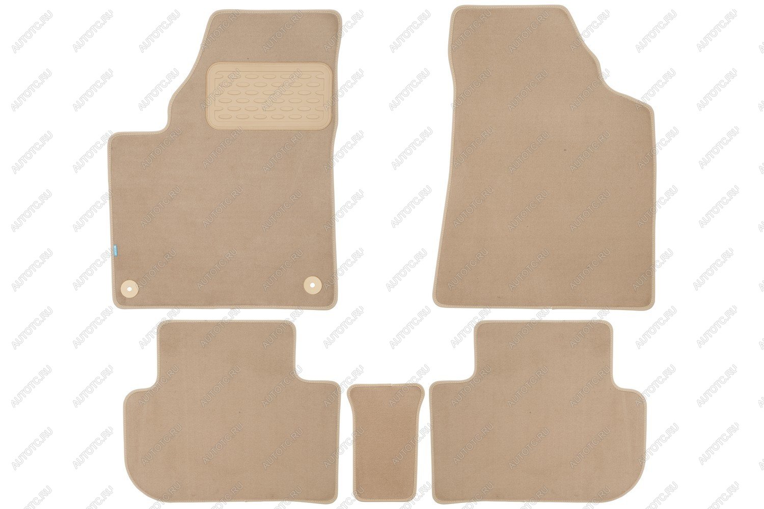 3 799 р. Коврики в салон Klever Premium FAW Besturn T77 2021- кросс., 5шт. (текстиль, бежевые)  ФАВ Бестюн Т77 Klever klever0406201522112kh  с доставкой в г. Кемерово
