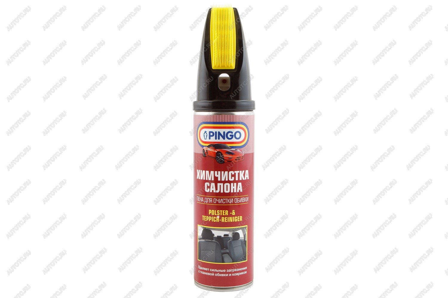 1 049 р. Химчистка салона. Аэрозольный баллон со щеткой Pingo 85020-7  с доставкой в г. Кемерово