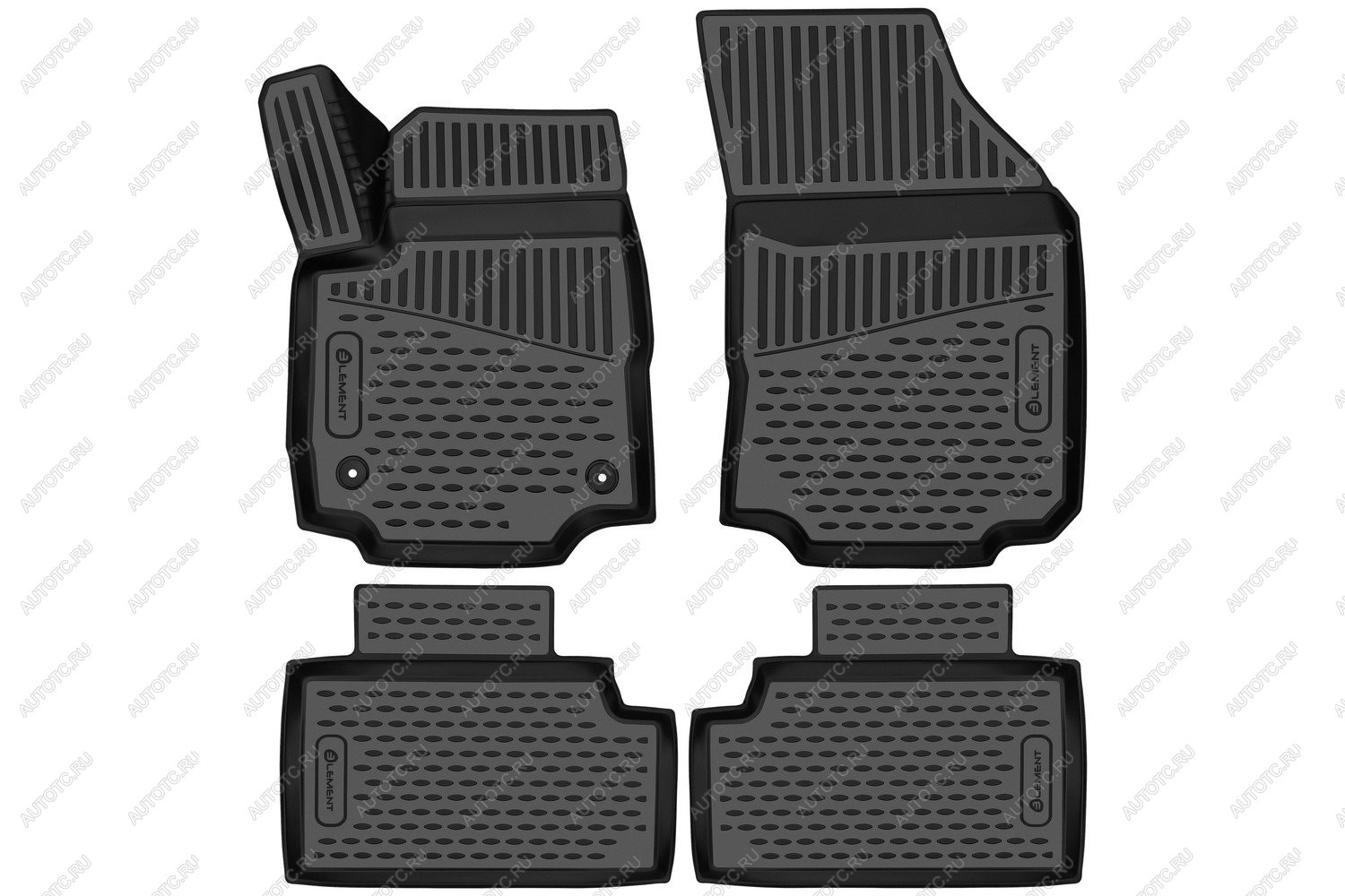 3 389 р. Коврики 3D в салон подходят для CHEVROLET Equinox (III) 2017-, Внед., 4шт. (полиуретан)  Шевроле Эквинокс Element element3da06100210k  с доставкой в г. Кемерово