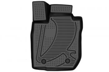 1 029 р. Коврики 3D в салон подходят для LADA Largus, 2012-, Передний левый, 1шт. (полиуретан)  Лада Ларгус Element f120250e1.fl  с доставкой в г. Кемерово. Увеличить фотографию 1