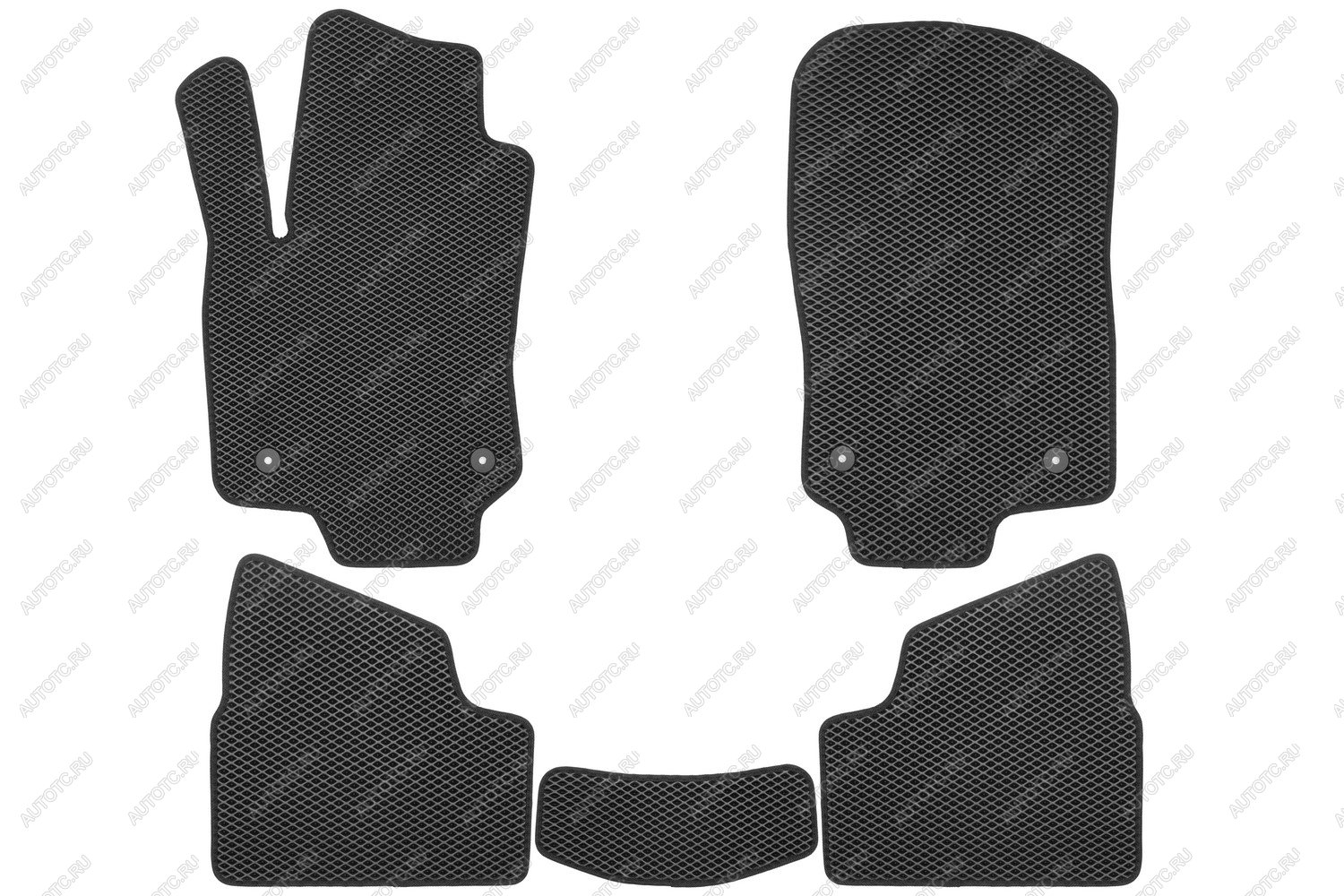 3 179 р. Коврики в салон EVA подходят для OPEL Astra H 2004-2014 (черная окантовка), 5шт.  Опель Астра Klever eva.b.0503701722110k  с доставкой в г. Кемерово