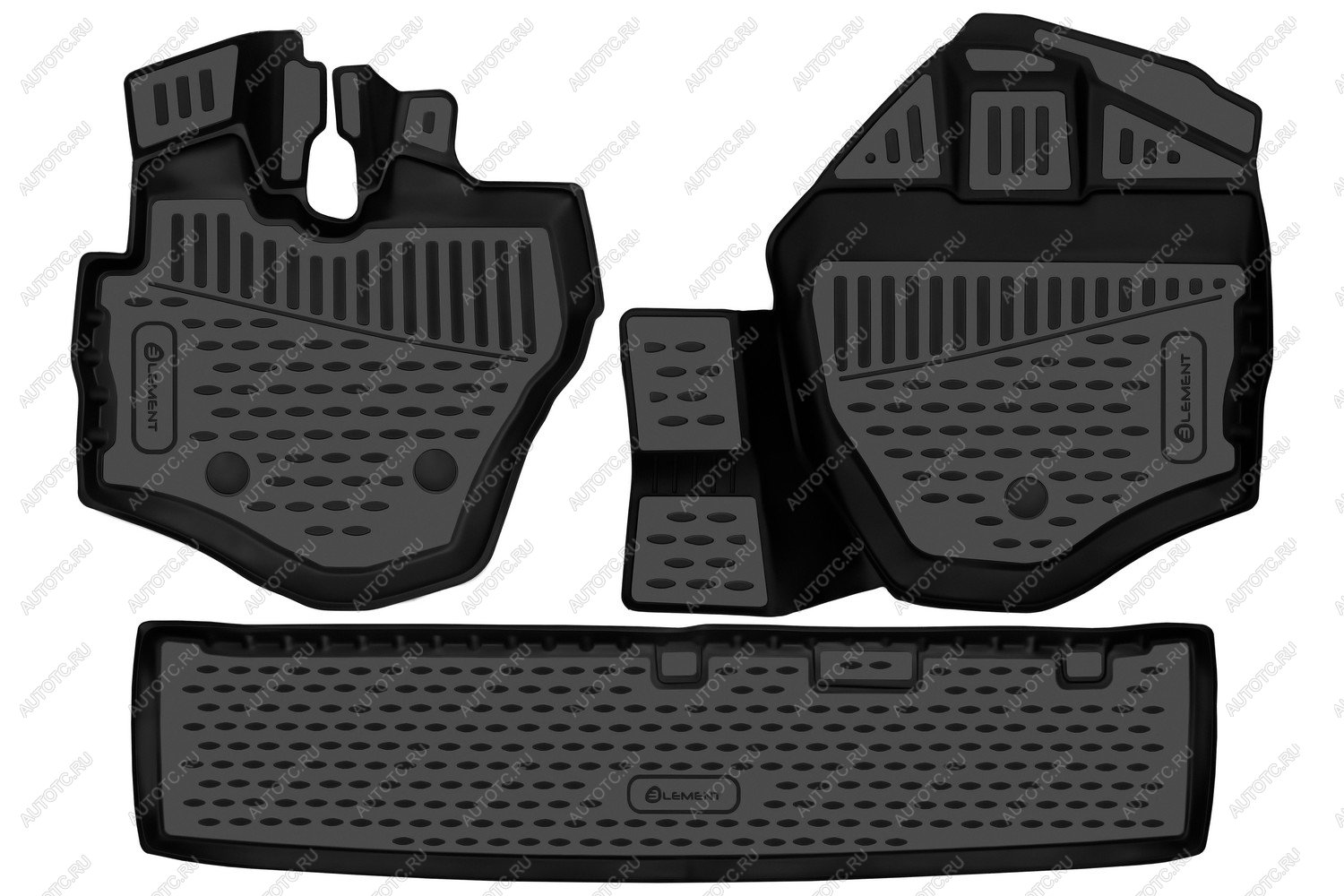 2 499 р. Коврики 3D в салон подходят для KIA Bongo 2022-, 3шт. (полиуретан)  Киа Бонго Element element3dan0401210k  с доставкой в г. Кемерово