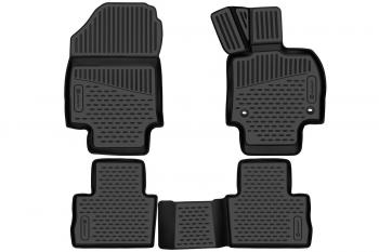 3 599 р. Коврики 3D в салон подходят для TOYOTA Harrier (IV), 2020-, П.Р., внедорожник, 4шт. (полиуретан)  Тойота Харриер Element element3dan0439210k  с доставкой в г. Кемерово. Увеличить фотографию 1