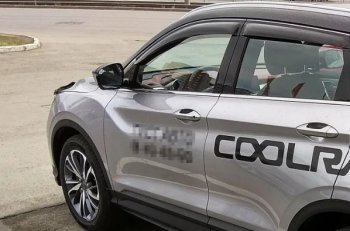 3 199 р. Дефлекторы окон SIM  Geely Coolray  SX11 (2018-2023) дорестайлинг  с доставкой в г. Кемерово. Увеличить фотографию 1