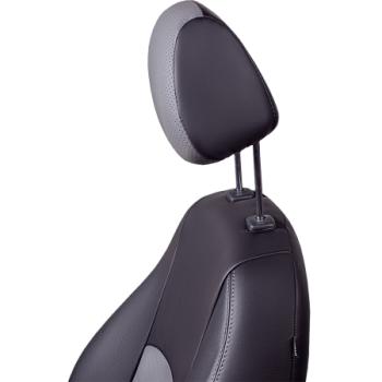 6 799 р. Комплект чехлов для сидений (РЗС 60/40 3Г Илана+Орегон) ТУРИН СТ Lord Autofashion Geely GC6 (2014-2017) (черный, вставка серая, строчка серая)  с доставкой в г. Кемерово. Увеличить фотографию 3