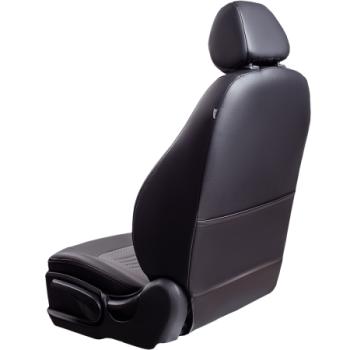 6 799 р. Комплект чехлов для сидений (РЗС 60/40 3Г Илана+Орегон) ТУРИН СТ Lord Autofashion Geely GC6 (2014-2017) (черный, вставка серая, строчка серая)  с доставкой в г. Кемерово. Увеличить фотографию 2
