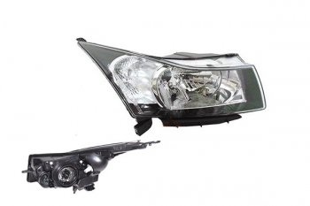 Правая фара (с механическим корректором) GAMMA Chevrolet Cruze ( J300,  J305) (2009-2012) седан дорестайлинг, хэтчбек дорестайлинг